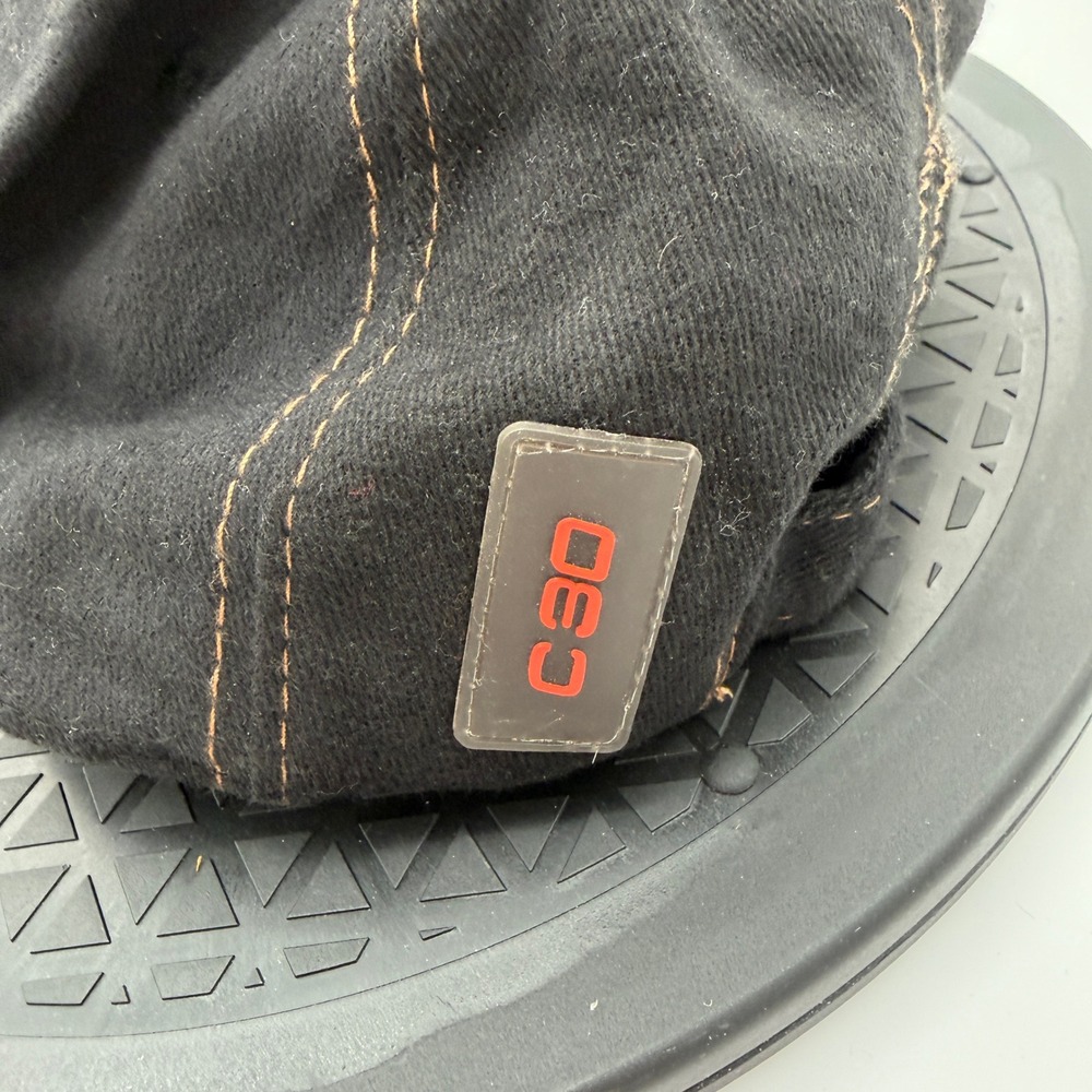 Volvo C30 Baseball Cap Hat Black Contrast Stitch Adjustable Volvo For Life Logo